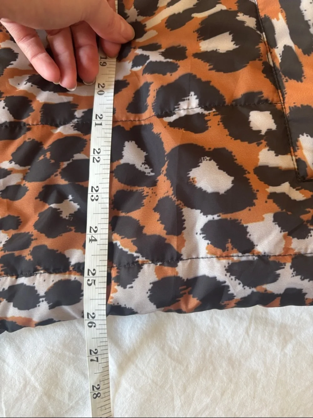 Daisy Street Leopard Print Puffer Jacket, Brown, 10 - Picture 8 of 8